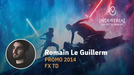 ISART Alumni Romain Le Guillerm FX TD Promo 2014