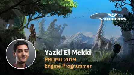 ISART Alumni Yazid El Mekki Engine Programmer Promo 2019